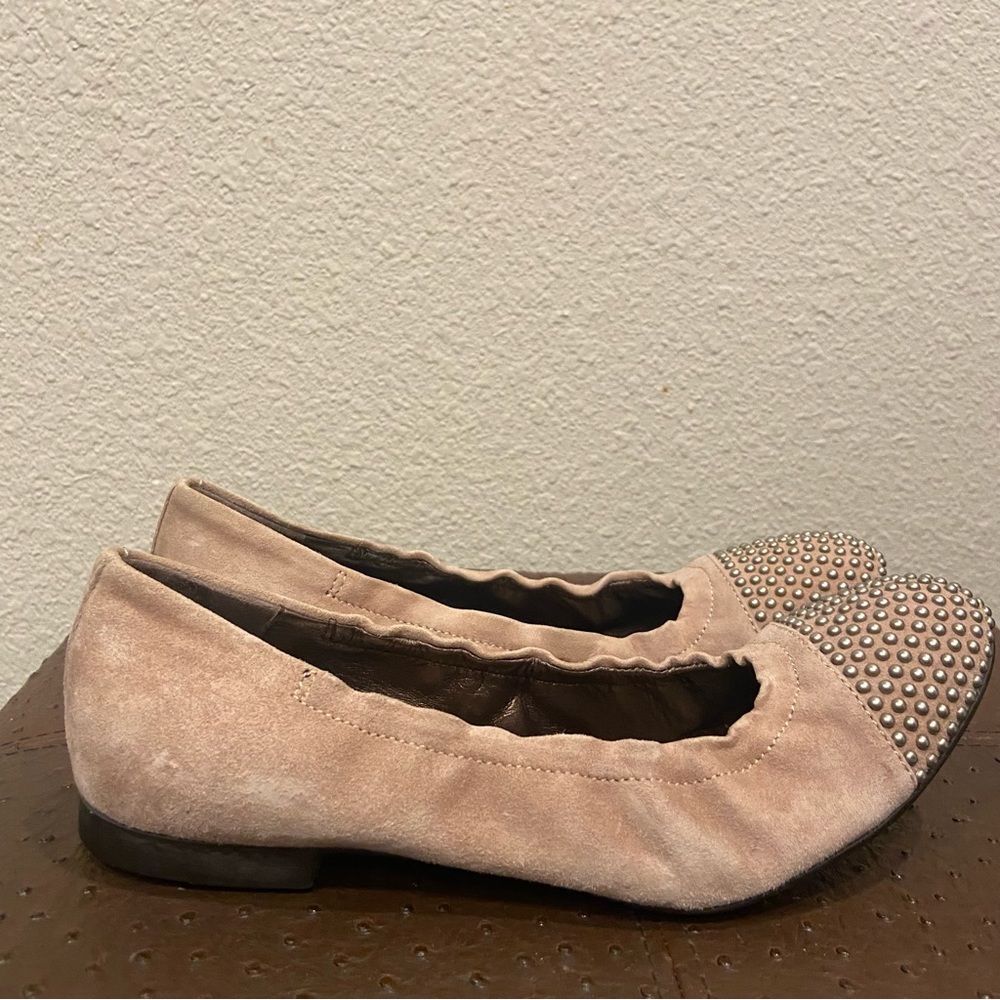 AGL Attilio Giusti Leombruni BLAKELY Studded Toe Ballet Flat Size: 38